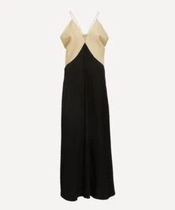 Draped Twill Cami Dress