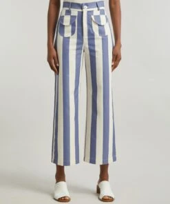 Striped Parasol Trousers -Farm Rio || Liberty || Paloma Wool Shop 000788590 R527274006 3